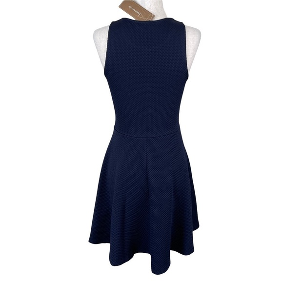 Everly Navy Blue Fit & Flare - Picture 4 of 8